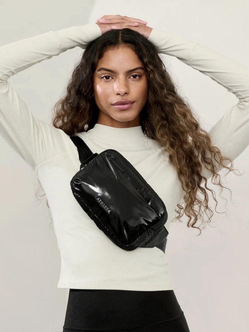 ATHLETA | Athleta All About Shine Puff Large Crossbody Belt Bag